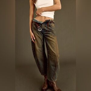 NWT* - We The Free Barrel Jeans - Mid Rise - Lost In The Desert - Size 32